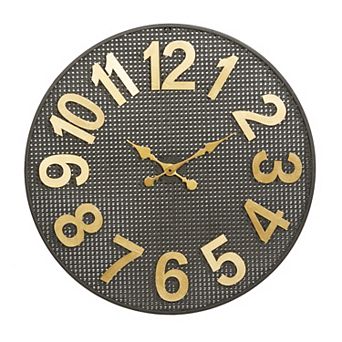 CosmoLiving by Cosmopolitan Industrial Wall Clock