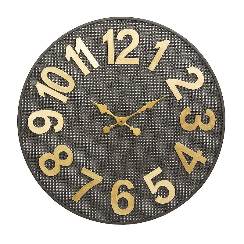 46950840 CosmoLiving by Cosmopolitan Industrial Wall Clock, sku 46950840
