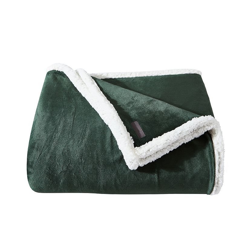Eddie Bauer Ultra Soft Plush Blanket, Green, King