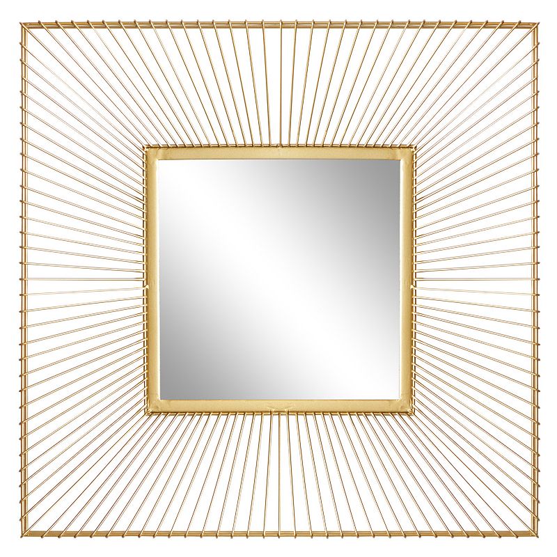 CosmoLiving by Cosmopolitan Sunburst Wall Mirror, Gold