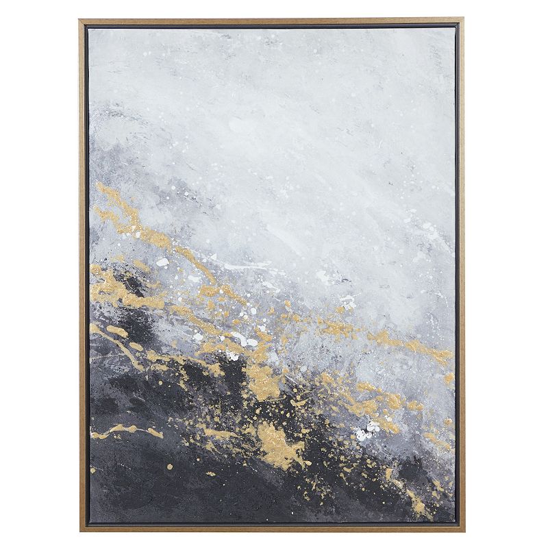 CosmoLiving by Cosmopolitan Abstract Wall Art, Black