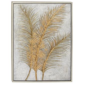 CosmoLiving by Cosmopolitan Palm Leaf Wall Art