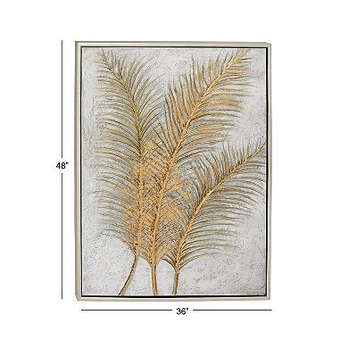 CosmoLiving by Cosmopolitan Palm Leaf Wall Art