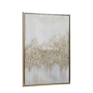 CosmoLiving by Cosmopolitan Abstract Glitter Wall Art