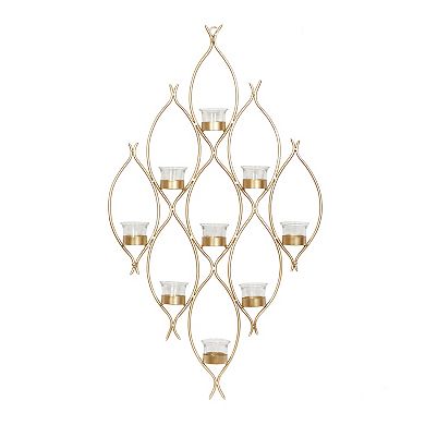 CosmoLiving by Cosmopolitan 9-Candle Wall Sconce