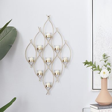 CosmoLiving by Cosmopolitan 9-Candle Wall Sconce