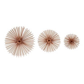 CosmoLiving by Cosmopolitan Starburst Wall Decor 3 pc Set
