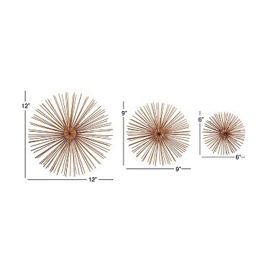 CosmoLiving by Cosmopolitan Starburst Wall Decor 3-piece Set