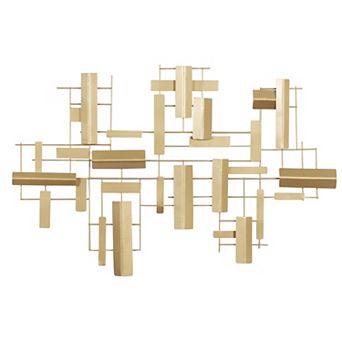 CosmoLiving by Cosmopolitan Abstract Line Wall Decor
