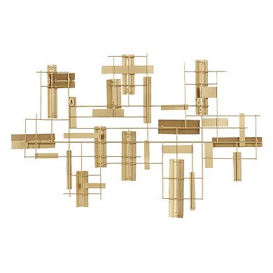 CosmoLiving by Cosmopolitan Abstract Line Wall Decor