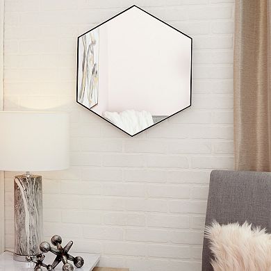 CosmoLiving by Cosmopolitan Hexagon Wall Mirror
