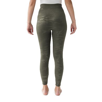 Women's MUK LUKS Fleece Lined Embossed Leggings