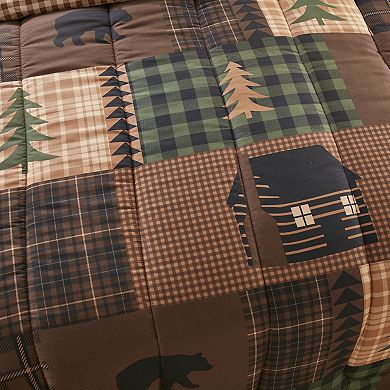 Donna Sharp Cabin Forest Comforter Set with Shams