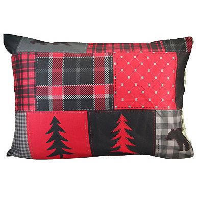 Donna Sharp Crimson Paw Comforter Set with Shams