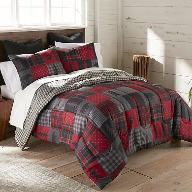 Donna Sharp Crimson Paw Comforter Set with Shams