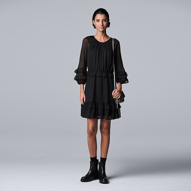 Vera wang little store black dress