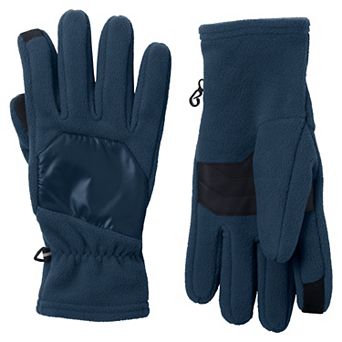 Men's Lands' End T200 Fleece EZ Touch Gloves