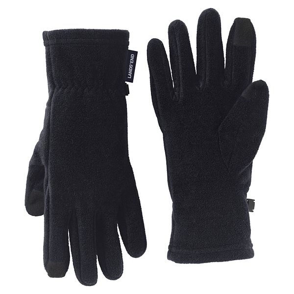 Men's Lands' End T100 Fleece EZ Touch Gloves