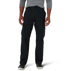 Relaxed Fit Cargo Pants - Black - Men