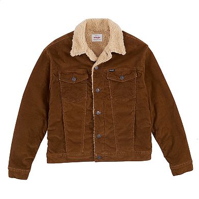 Men's Wrangler Sherpa-Lined Corduroy Jacket