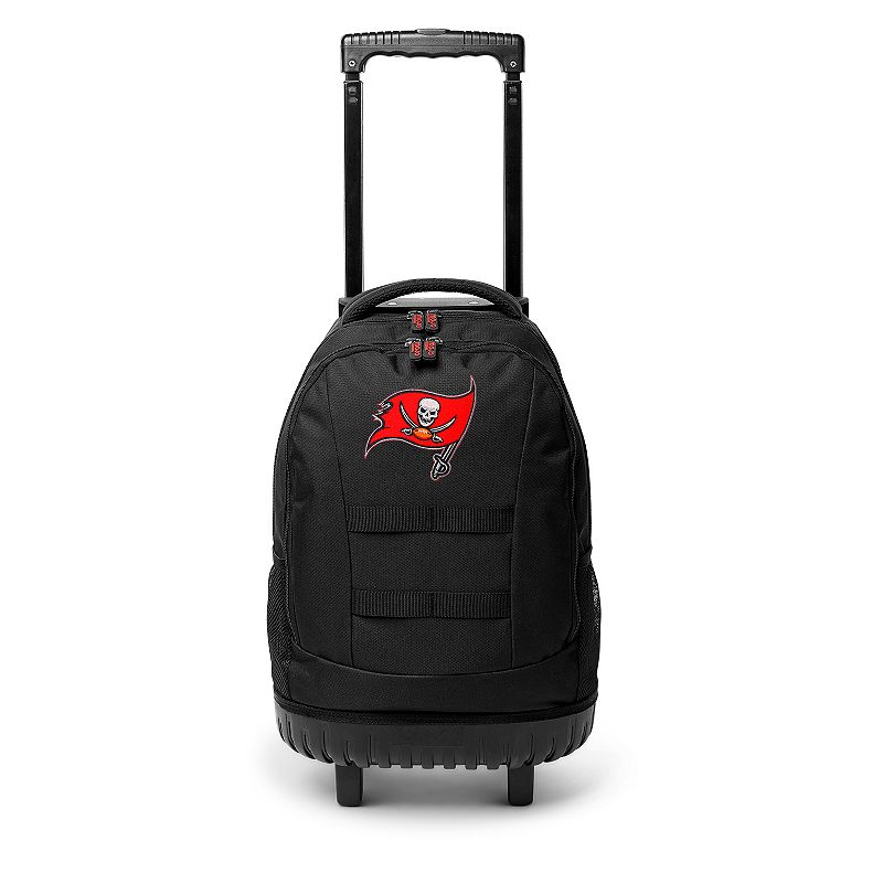 Tampa Bay Buccaneers Wheeled Tool Carry-On Bag, Black