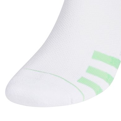 Men's adidas 3-pack Superlite 3 Stripe No-Show Socks