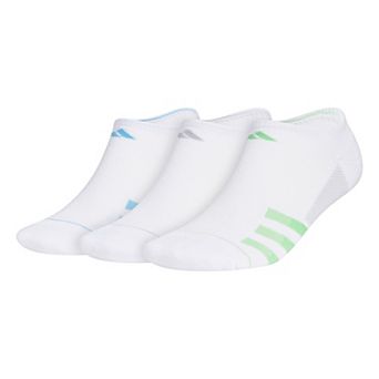 Men's adidas 3-pack Superlite 3 Stripe No-Show Socks