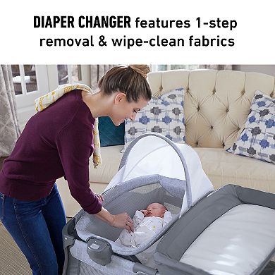 Graco Pack 'n Play Quick Connect Portable Bassinet Playard