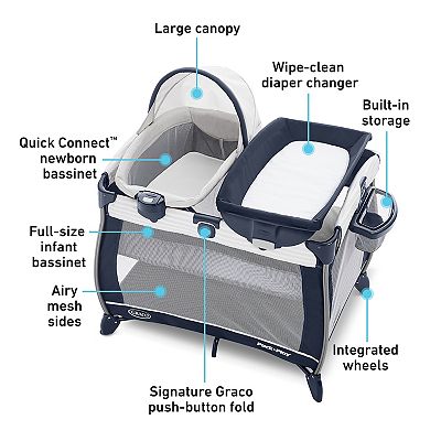 Graco pack n play bassinet cover best sale