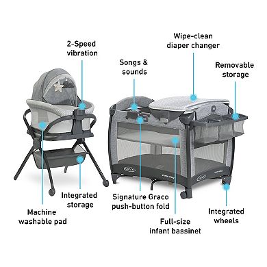 Graco Pack ‘n Play Day2Dream Bassinet Deluxe Playard