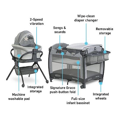 Graco Pack 'n Play Day2Dream Bassinet Deluxe Playard