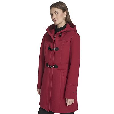 Women's Andrew Marc Marc New York Faux Wool Toggle Coat