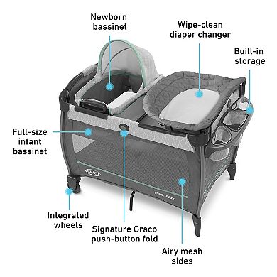 Graco Pack 'n Play Close2Baby Bassinet Playard