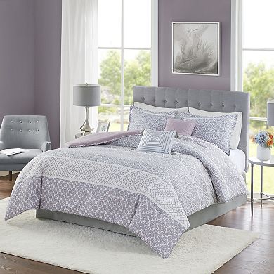 Madison Park Bree 6-Piece Comforter Set With Coordinating Pillows
