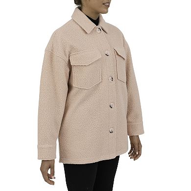 Women's Fleet Street Boucle Wool-Blend Shacket