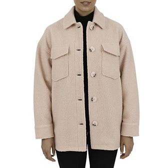 Women's Fleet Street Boucle Wool-Blend Shacket