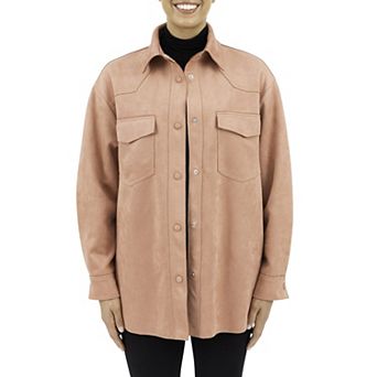 Women's Fleet Street Faux-Suede Shacket