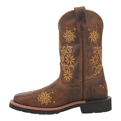 Dan Post Gardenia Girls' Leather Cowboy Boots