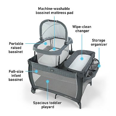 Graco Pack 'n Play Day2Dream Travel Bassinet Playard