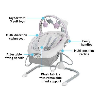 Graco Soothe 'n Sway LX Swing with Portable Bouncer