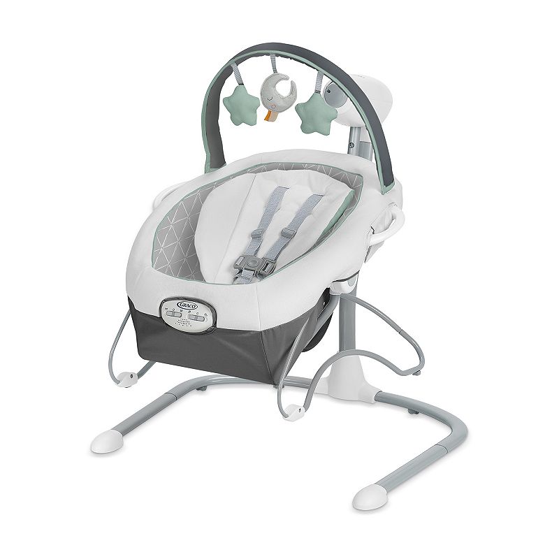 Graco Soothe n Sway LX Swing with Portable Bouncer, Derby