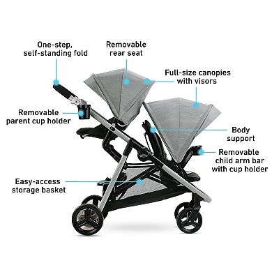 Graco Ready2Grow LX 2.0 Double Stroller