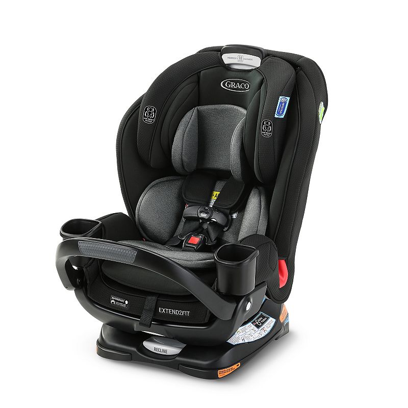 Graco Extend2Fit 3-in-1 Car Seat featuring Anti-Rebound Bar, Prescott