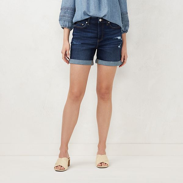 Women's LC Lauren Conrad 3.5 Cutoff High-Waisted Jean Shorts