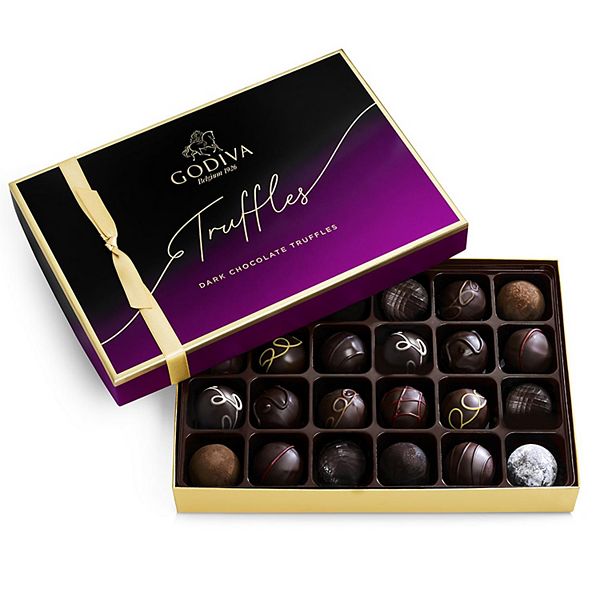 Godiva 24-Piece Dark Chocolate Truffles Gift Box