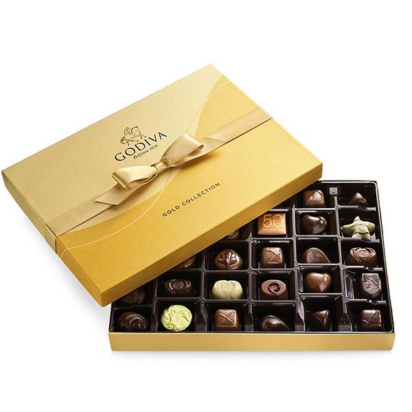 Godiva 36Piece Assorted Chocolate Gold Gift Box