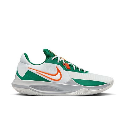 Nike precision 6 バッシュ 5264327_White_Safety_Orange?