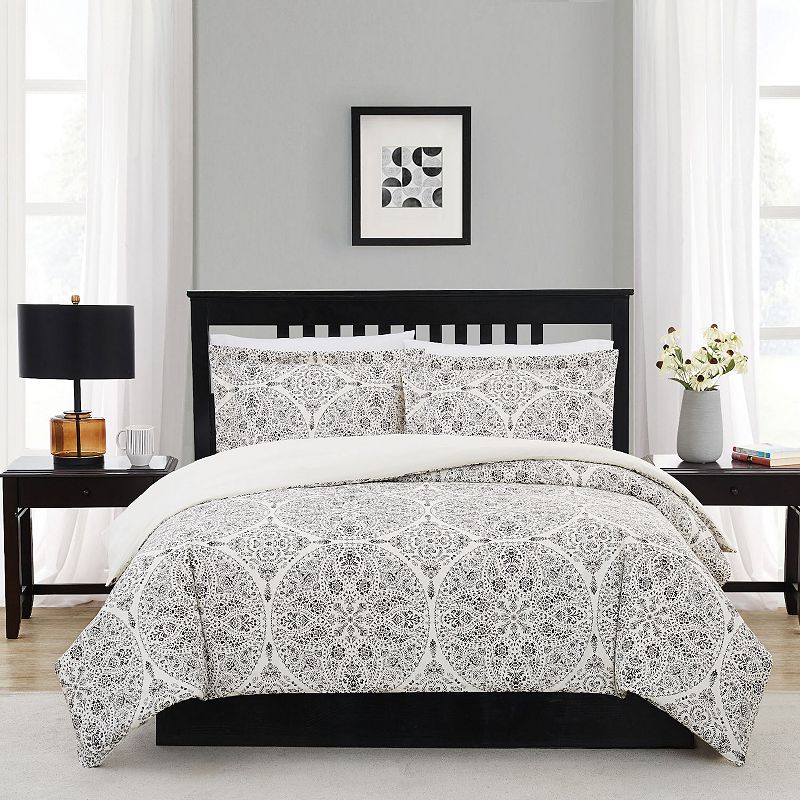 37525849 Cannon Gramercy Comforter Set with Shams, Grey, Fu sku 37525849