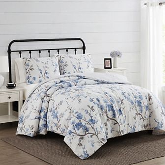 Cannon Kasumi Floral Comforter Set with Shams