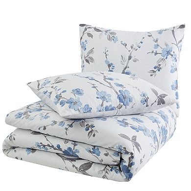 Cannon Kasumi Floral Comforter Set with Shams